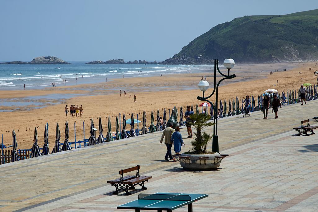 Apartamentos Egona Zarautz Sobre El Mar Eksteriør bilde